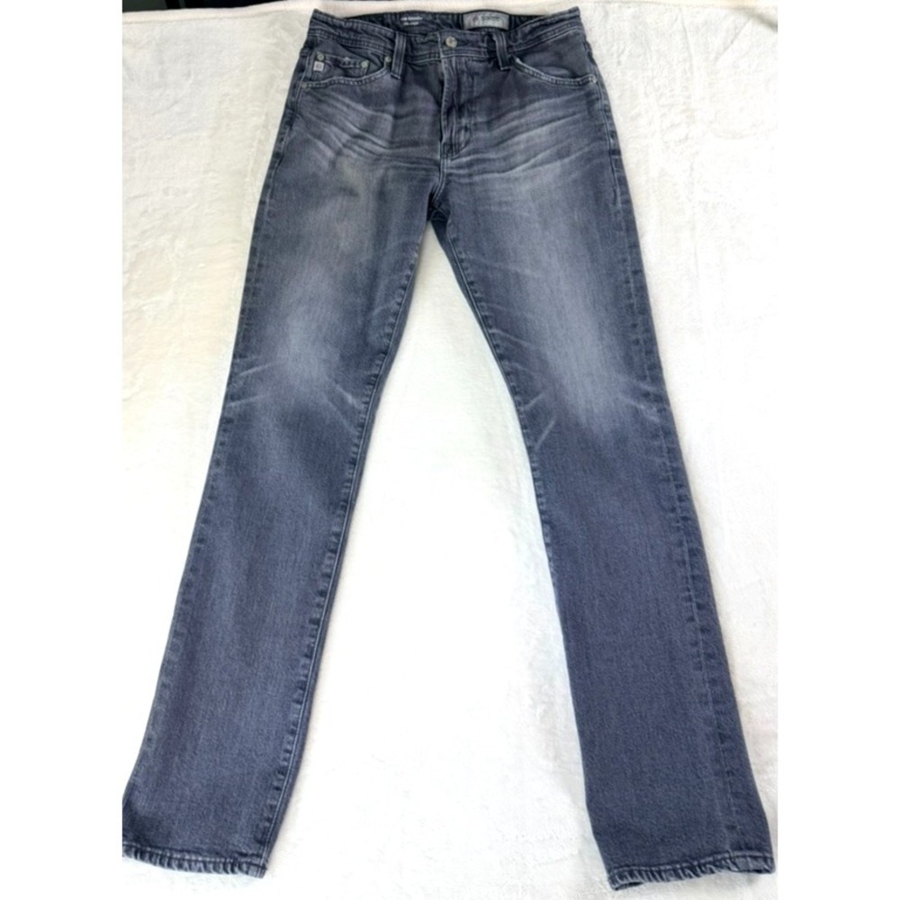 AG Adriano Goldschmied Everett Slim Straight Jeans Gray Men's 32